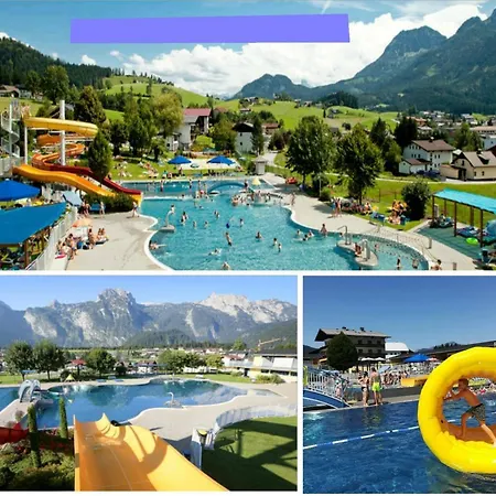 Edelweiss - 3 To 6 Guests - Private Use Of Indoor Pool, Sauna And Garden Terrace Appartement Abtenau