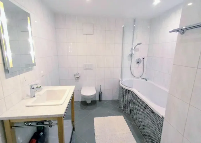 公寓 Edelweiss - 3 To 6 Guests - Private Use Of Indoor Pool, Sauna And Garden Terrace 阿布特瑙