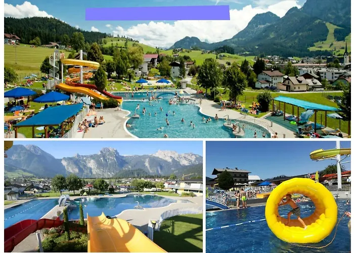 Edelweiss - 3 To 6 Guests - Private Use Of Indoor Pool, Sauna And Garden Terrace Apartman Abtenau